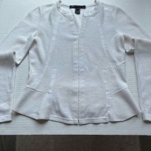 Marc by Marc Jacobs white peplum top.